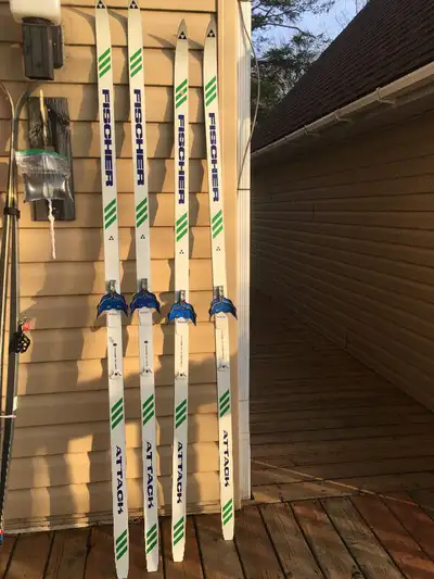 1 pr Fischer Attack xcountry skis de fond Fischer gr.195, View more