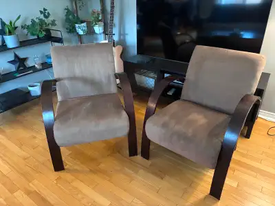 Set of 2 Accent Chairs, View more