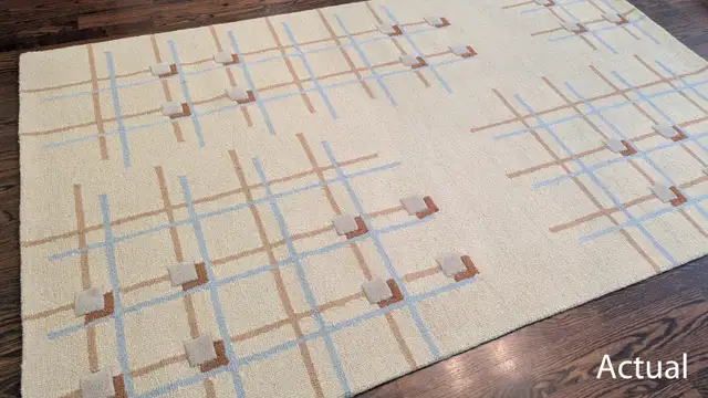 Safavieh Wool Rust Beige 5x8 Area Rug in Rugs, Carpets & Runners in Markham / York Region - Image 6