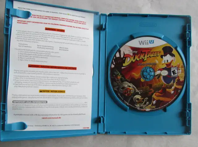 Wii U GAMES, BATMAN, AVENGERS, DUCKTALES, ORIGINAL CASES in Nintendo Wii U in Markham / York Region - Image 5