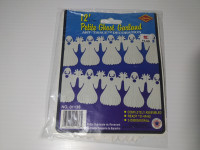 Halloween: 1987 12' Ghost Garland Halloween Deco art tissue