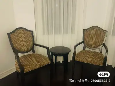 Accent Chairs and Table, View more