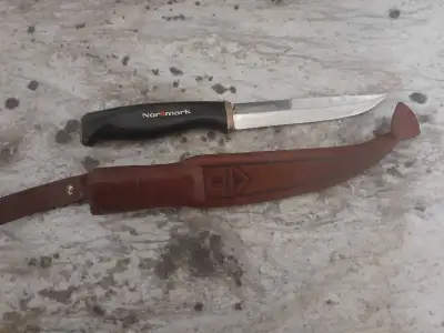 Vintage Fiskas 1967 Finland Normark SS Fish Knife with sheath..,50 $