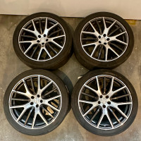 OEM 21” Maserati Rims and Summer Tires - 265/40 & 295/35 ZR 21 Y