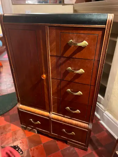 Vintage Wooden Armoire, View more