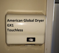 Hand Dryer - American Global Dryer, GX1, Touchless, 110-120V