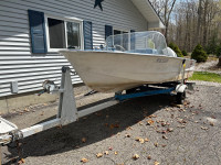 Boat and Trailer (no working motor)