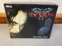 2002 NECA The Crow -Cast Resin Coffin Jewelry Box - RARE. NEW