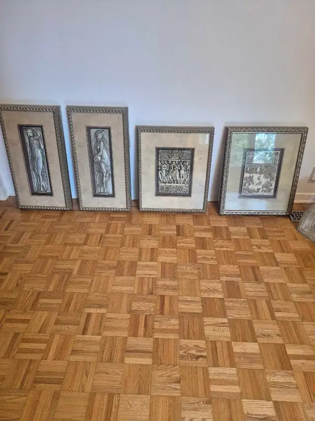 Set of 4 Greek Themed wall art from Ren - Will decor Gallery 