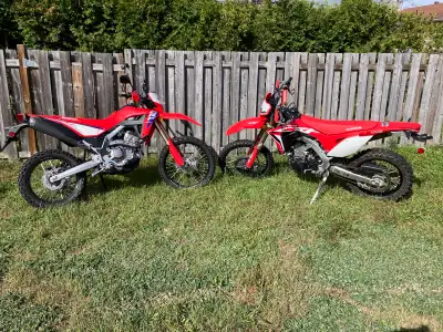 2025 crf300l, has around 5800km. all stock. May or may not need a rear tire for safety, mostly road...
