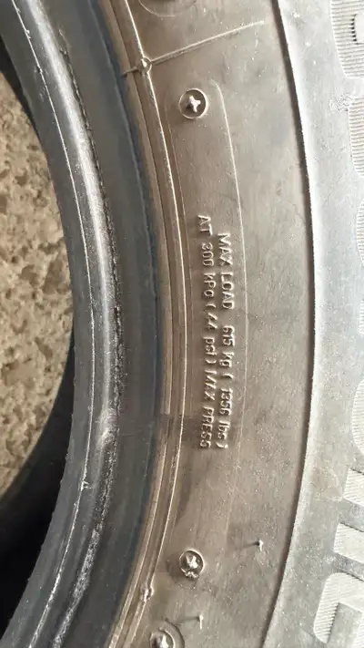 Set of 4 Bridgestone Blizzak WS90 winter tires, size 195/65R15 91H. Made in Japan. DOT 2119 (manufac...