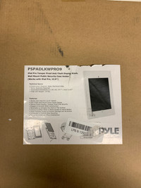 Pyle iPad Pro, temper proof, anti  theft, wall mount case holder