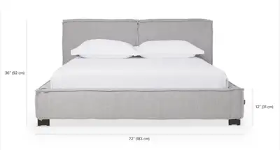 Bed VESTA Maison Corbeil - NEW used only 2 months, View more