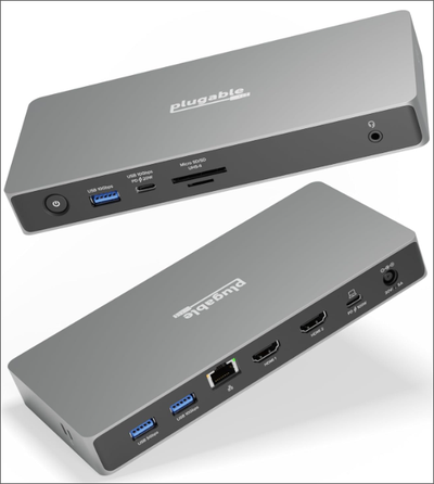 Plugable USB C Docking Station - Dual Monitor, 11-in-1..., View more