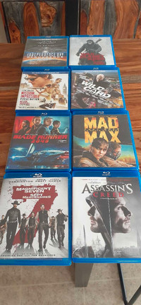Blue Ray Action movie collection 