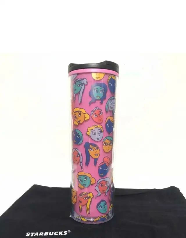 *New* STARBUCKS Tumbler Cup 16oz Faces Community 2018 in Arts & Collectibles in Mississauga / Peel Region - Image 3