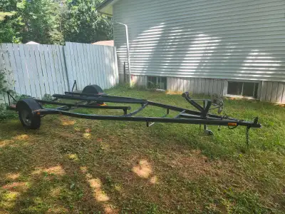 Looking to sell my used OMC Javelin boat trailer. Built for a 15 foot bass boat but can be adjusted...