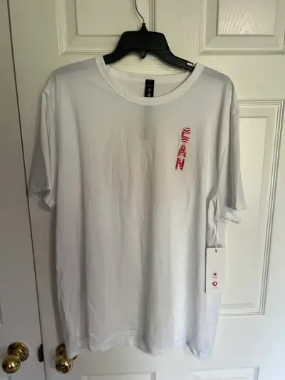 White Lululemon Team Canada shirt Size XXL NWT, View more