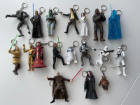 18 Figurines porte-clés de Star Wars