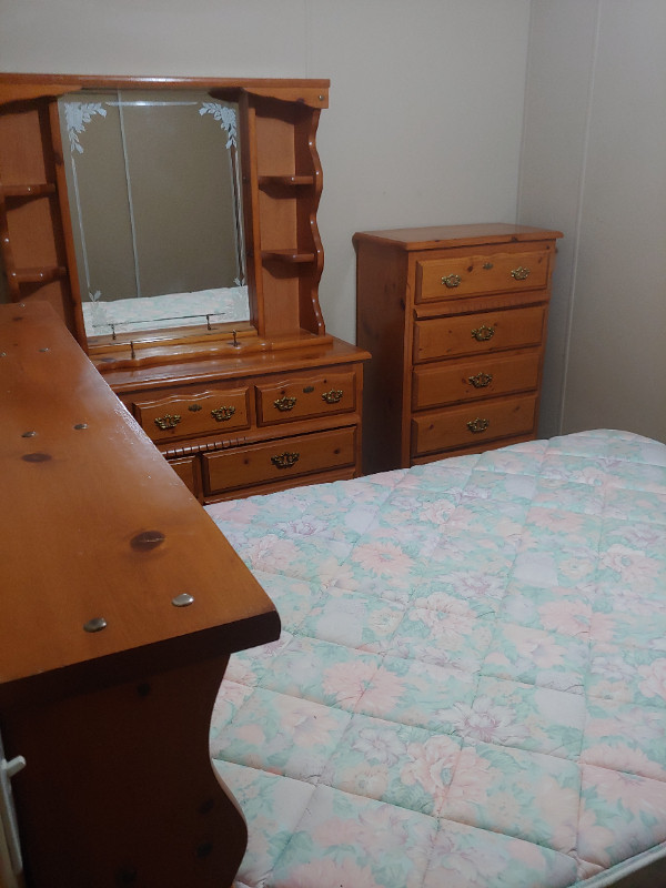 Knotty Pine Antique bedroom furniture set in Multi-item in Lethbridge