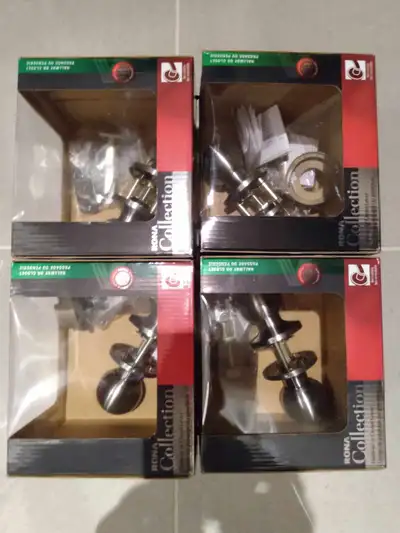 RABAIS 50% OFF: 4 poignées porte NEUF, NEW 4 door handles, View more