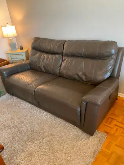Palliser Leather Reclining Loveseat, View more
