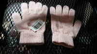 PINK GLITTER GLOVES