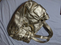 michael kors women handbag purse gold designer