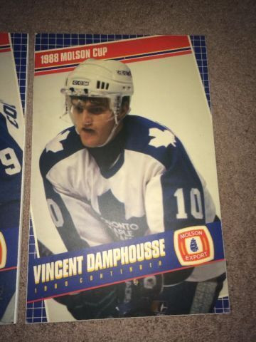Toronto Maple Leafs Poster boards Damphousse & Courtnall 1980s in Arts & Collectibles in St. Catharines - Image 2