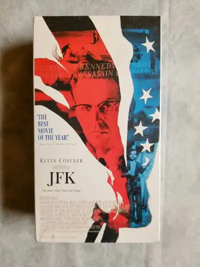 Mint Factory Sealed 80s Film KEVIN COSTNER/ JKF VHS HIFI Tapes