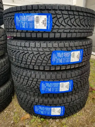 4 pneus d'hiver 215/70r16 TECHNO NEUF 520$+tx (598$) Disponible dans d'autre grandeur a des prix dif...