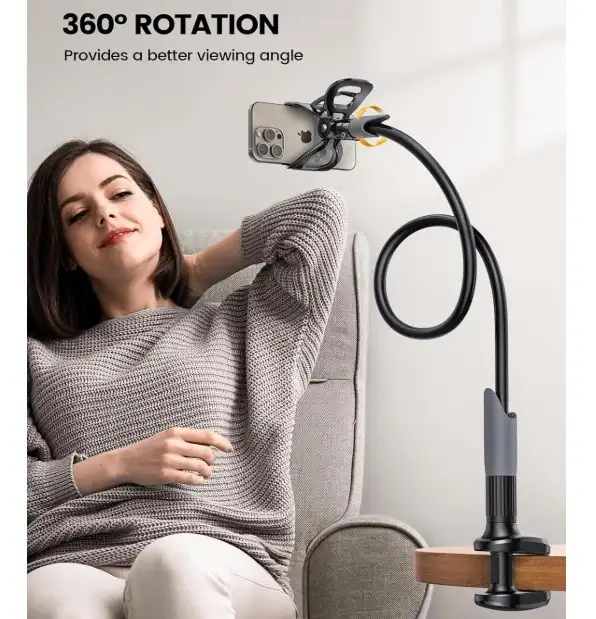 NEW-38" Gooseneck phone mount w/ clamp for desk/table.(Open box) in Cell Phone Accessories in Mississauga / Peel Region - Image 6
