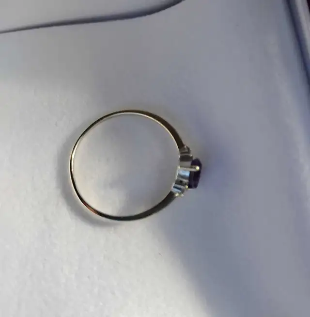 Amethyst white gold ring in Jewellery & Watches in Edmonton - Image 4