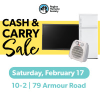 Cash & Carry Sale - Regina Humane Society