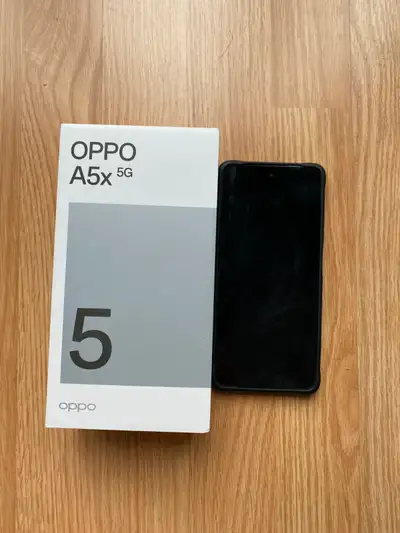 Oppo A5x 5G new, unlocked, 6000 mAh battery. Model number: PKW110. works on all wireless carriers, 8...
