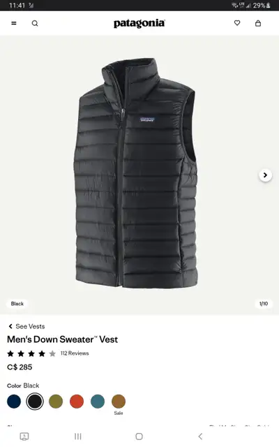 Patagonia Vest, View more