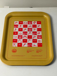 COCA COLA TRAY CANADA VINTAGE COLLECTIBLE 1976 MONTREAL OLYMPIC