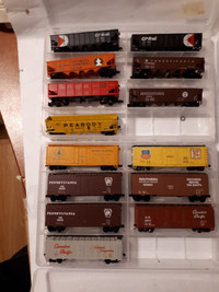 106   N Scale Freight Cars various manufactures