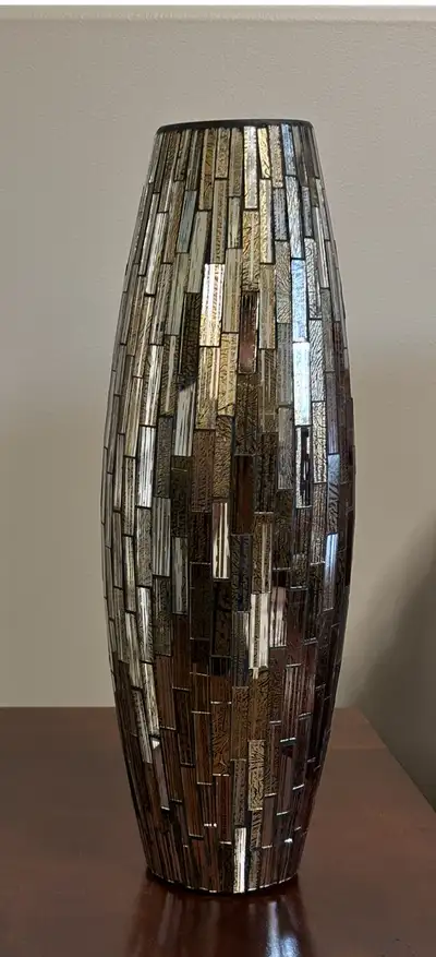 Decorative Silverish Vase, View more