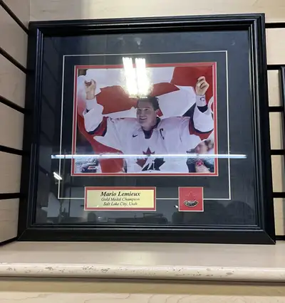 Mario Lemieux 2002 Salt Lake City Gold Medal Picture, View more