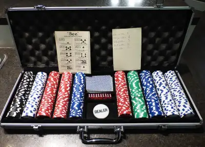 Jeux de Poker complet de 500 jetons avec valise de transport, View more