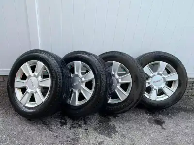 Well maintained with plenty of tread remaining. Removed from a GMC SUV.
