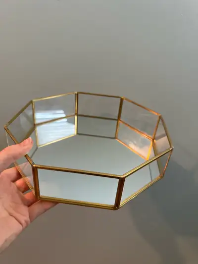 Gold Mirrored Tray, View more
