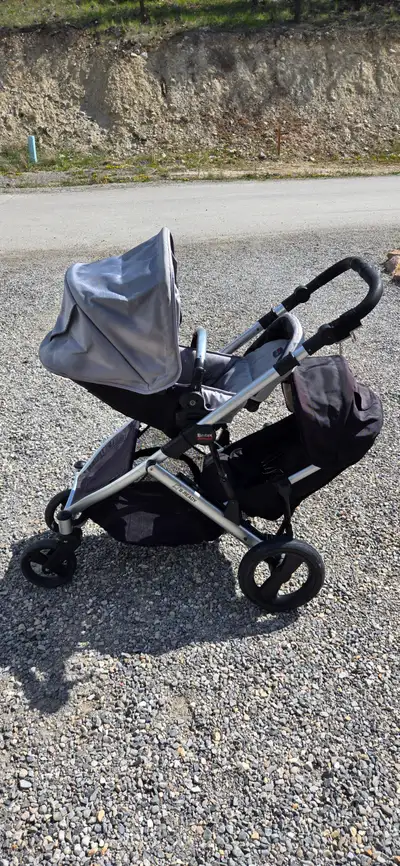 Britax - Double Stroller with Bassinet, View more