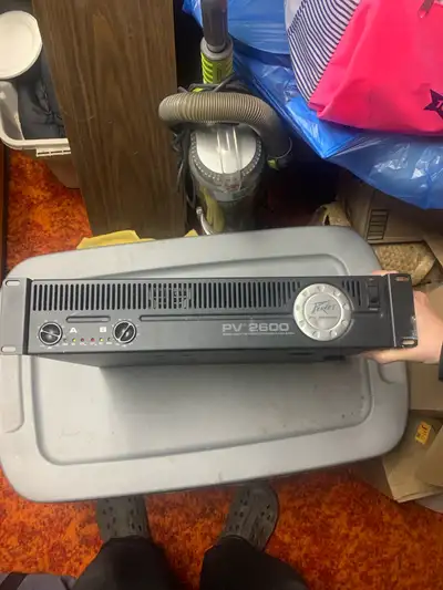 PEAVEY 2600 Watt Power Amplifier, View more