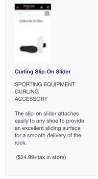 Curling Slip-On Slider
