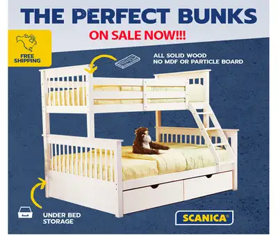 Laval – Solid Wood Bunk Beds | On SaleBunk Beds & Loft Beds, View more