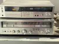 Sanyo receiver and Technics Cassette 