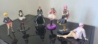 Anime figures (Bleach, Vocaloid, Quintessential Quintuplets)