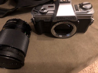 Minolta X-370 (35mm) SLR Film Camera w/ Case & 5-Lens Filters